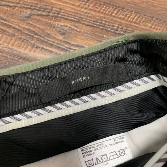 Banana Republic Avery Straight Fit Sateen Pants - Picture 5 of 7